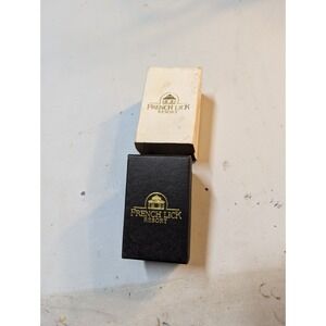 FRENCH LICK RESORT STAINLESS STEEL QUARTZ WRISTWATCH -IN ORIGINAL BOX